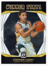 Stephen Curry 2020-21 Panini Donruss Optic Winner Stays #3 Golden State Warriors