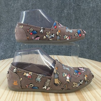 BOBS from Skechers Shoes Womens 6.5 Taupe Go Fetch Dogs Slip On Flats 32574