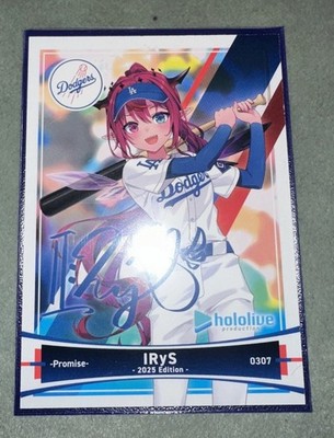 Koseki Bijouロサンゼルス・ドジャース サイン入りカードセット 2025 DODGERS X HOLOLIVE signature cards set koseki bijou irys