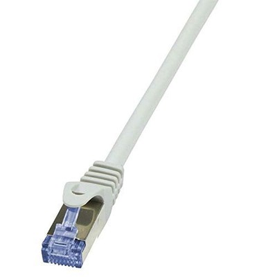 Logilink 132151 CQ3052S RJ45 Netzwerkkabel, Patchkabel CAT 6a S/FTP 2.00m Grau F