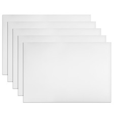 5Pcs Dry Erase Magnetic Strip 11.7" x 8" Labels Stickers Writable White