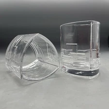 Joyjolt Revere Triangular Scotch Whiskey Glasses Set Of 2