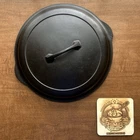 Griswold #7 Large Block Medium Block Skillet Cover Cast Iron - JMB Restorations