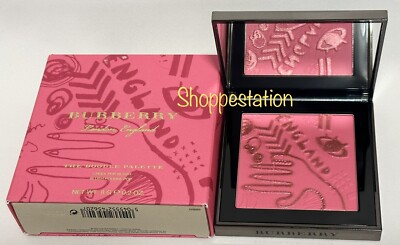 Burberry The Doodle Palette Cheek Pop Blush Shade BRIGHT PINK 8g New In Box