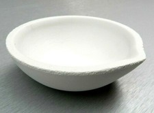 Melting Dish Crucible 4" Ceramic Casting Crucibles for Gold Silver Jewelry ITALY