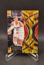 2024 Panini Select WNBA #175 Cheyenne Parker Tyus Gold Flash Prizm /10 Premier 