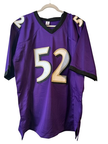 Camiseta deportiva firmada por Ray Lewis personalizada para carreras destacadas (Beckett) - Imagen 3 de 4