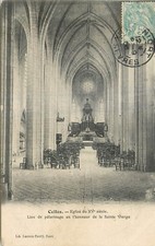 CP CELLES EGLISE INTERIEUR ZZ 9273