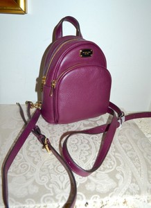 michael kors purple backpack