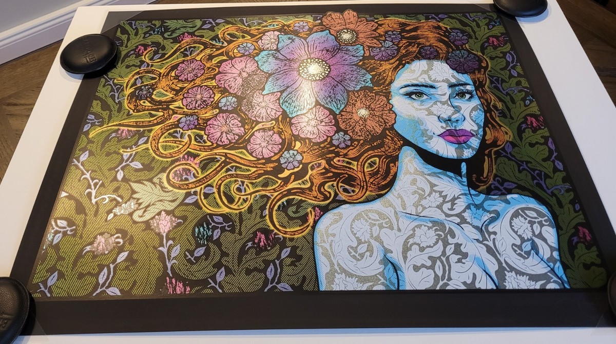 Chuck Sperry Pythia Print Black Satin Edition Signed #/20