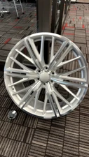 4 New ZL1 Truck Wheels 20x9.5 Silver Machined Chevy GMC 1500