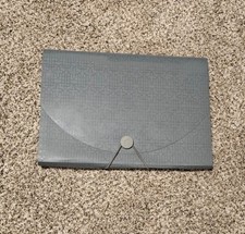 Multi pocket File Organizer, 5 Expanding Folder, 4 tab dividers, gray