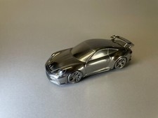Porsche 911 992 GT3 1:43 Limited Aluminum Chrome Paperweight