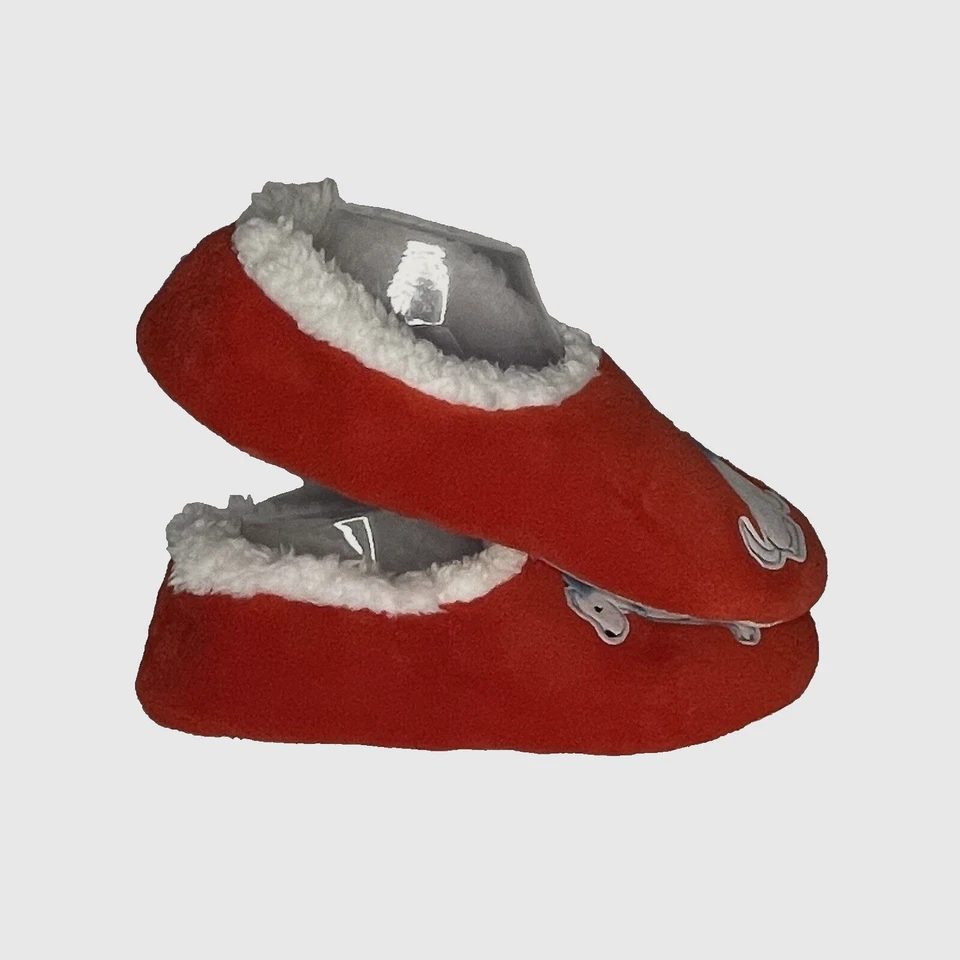 Snoozies Slippers W sz XL (9) Dogs Girl Boy Terriers Love Red Soft Fleece Lined - Image 2 of 4
