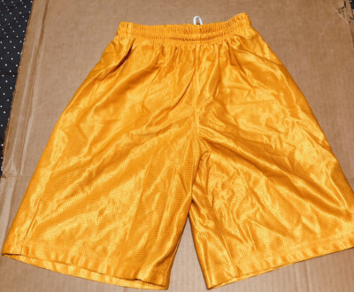Boys Athletic Active Shorts Shiny Orange Size S (8) Youth