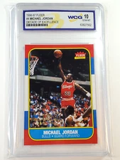 Michael Jordan WCG 10 Gem Mint 1996-97 Fleer Decade of Excellence U-4 Rookie RC