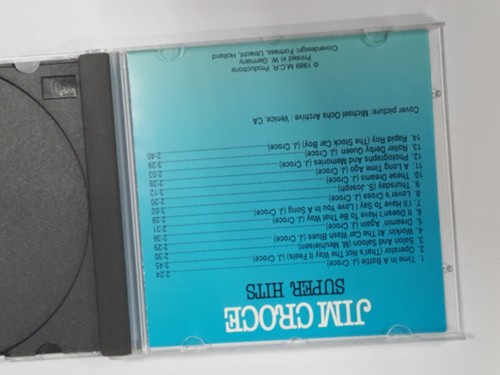 JIM CROCE - SUPER HITS CD 1989 - Picture 3 of 5
