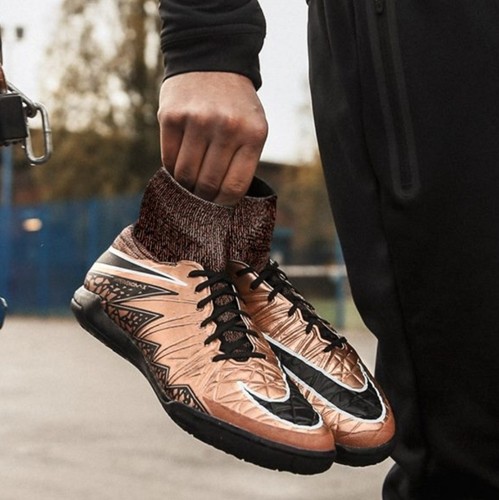 bronze nike boots