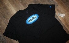 NWT ADIDAS Big  Tall Logo Short Sleeved T-Shirt Black Blue White