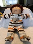 Vintage 1985 Xavier Roberts Cabbage Patch Kids Doll Brown Eyes Red Brown Hair