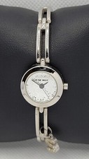 Ladies Nine West Elegant Petite Round Silver Tone Analog Ladies Watch 9W/1476 I2