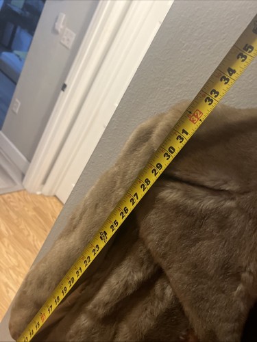 Vintage Tissavel France Made In England Faux Fur Winter Coat Mobwife - Picture 12 of 15