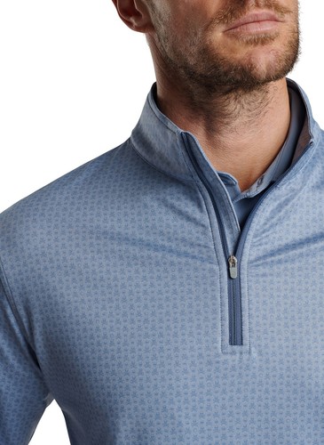 Peter Millar Mens 1/4 Zip Infinity Perth Skull In One Performance Pullover SZ. M - Picture 7 of 11