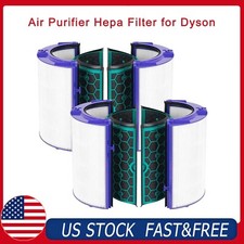 2x 360  Pure Cool Fan HEPA Filter  Activated Carbon Filter for Dyson HP04 TP04