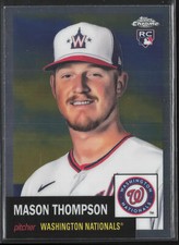 2022 Topps Chrome Platinum Anniversary Mason Thompson 295 RC Nationals