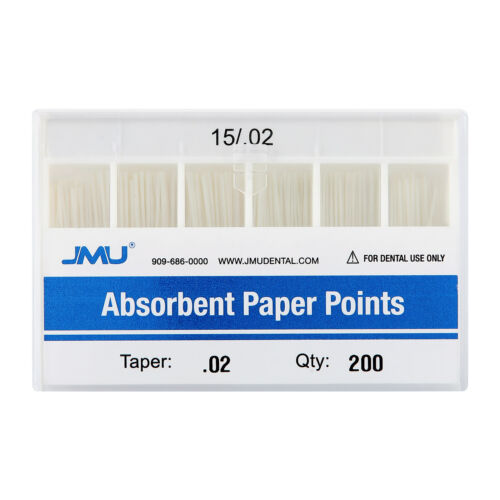 JMU Dental Absorbent Paper Points .02/.04/.06 Taper #F1-F3 Assorted - Picture 7 of 16