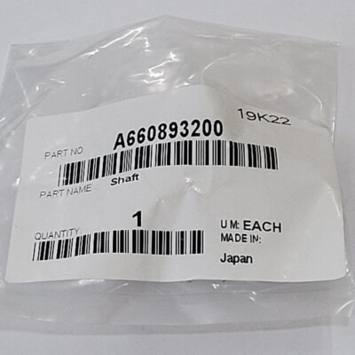 Genuine Konica Minolta Shaft A660893200 New Sealed OEM Free Shipping
