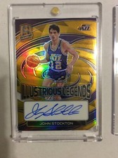 John Stockton Basketball Autographed Sports Trading Cards John Stockton Basketball Autographed Sports Trading Cards