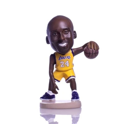 JQBAY Kobe Bryant Bobbleheads Shake Head Action Figure LA Lakers #24 Basketball Star.