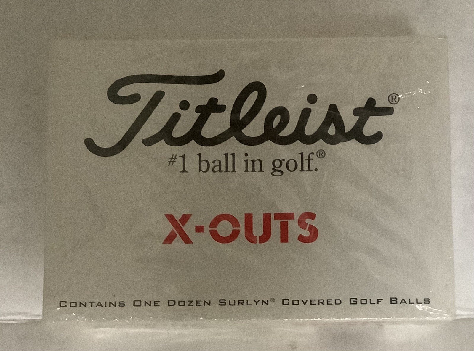 Titleist XOuts Surlyn Golf Balls 12 Total New SEALED Box. eBay