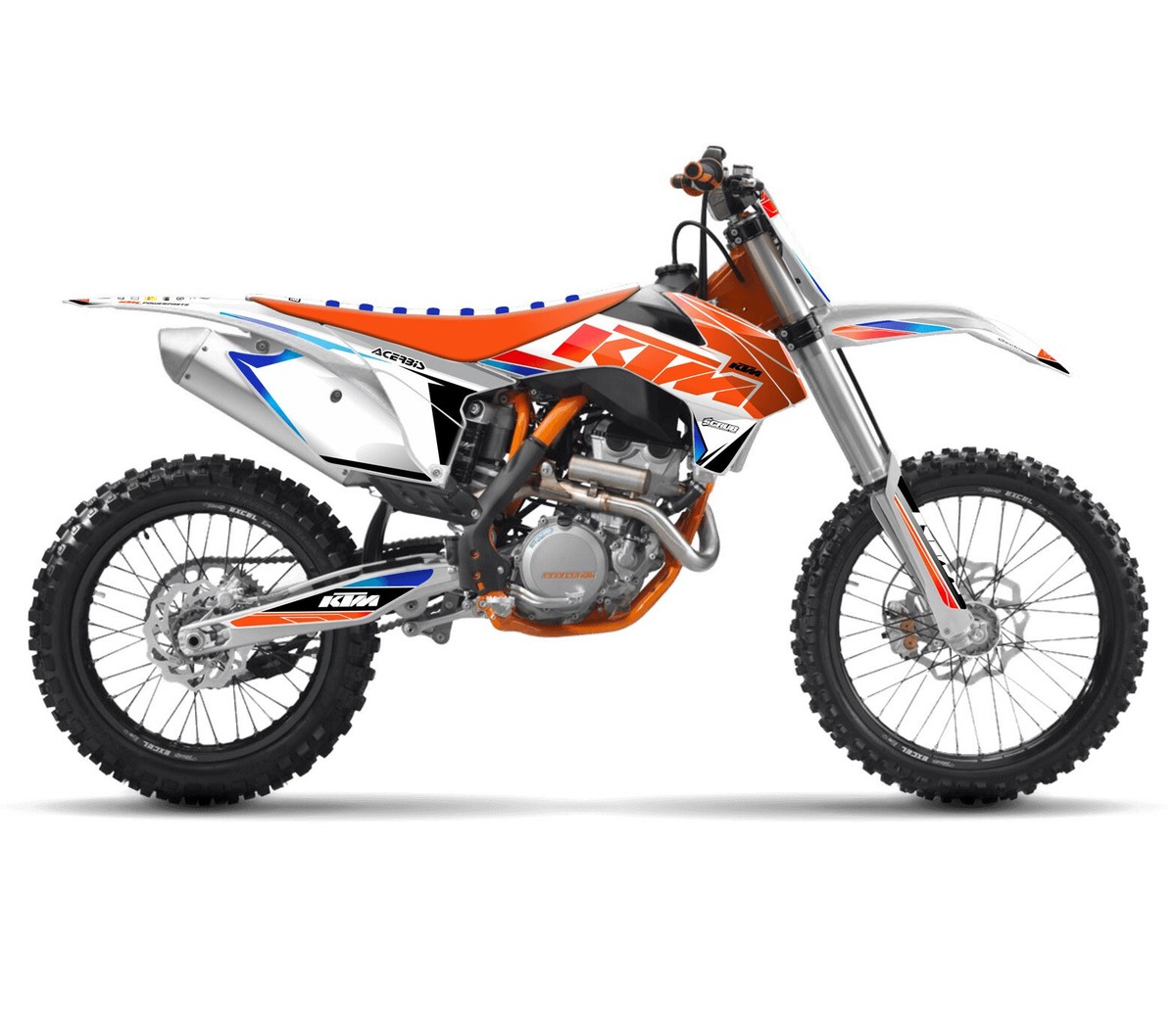 ケツシンポリス CDセット + KTM グッズ Graphics Kit KTM EXC 2014 2015 2016 - 125 200 250 350 450 500
