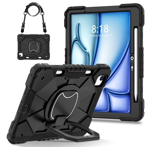 Case For iPad 6/7/8/9/10th Air 6 5 4 Pro 11 2024 Shockproof Rugged Stand Cover - Picture 26 of 174