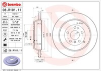 Brembo 2 Bremsscheiben Coated Disc Line Voll 330 Mm (08.R101.11) |