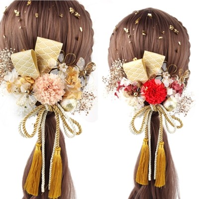 15pcs 3D Flower Hair Pin Japanese Hair Sticks Delicate Hair Clip for Woman