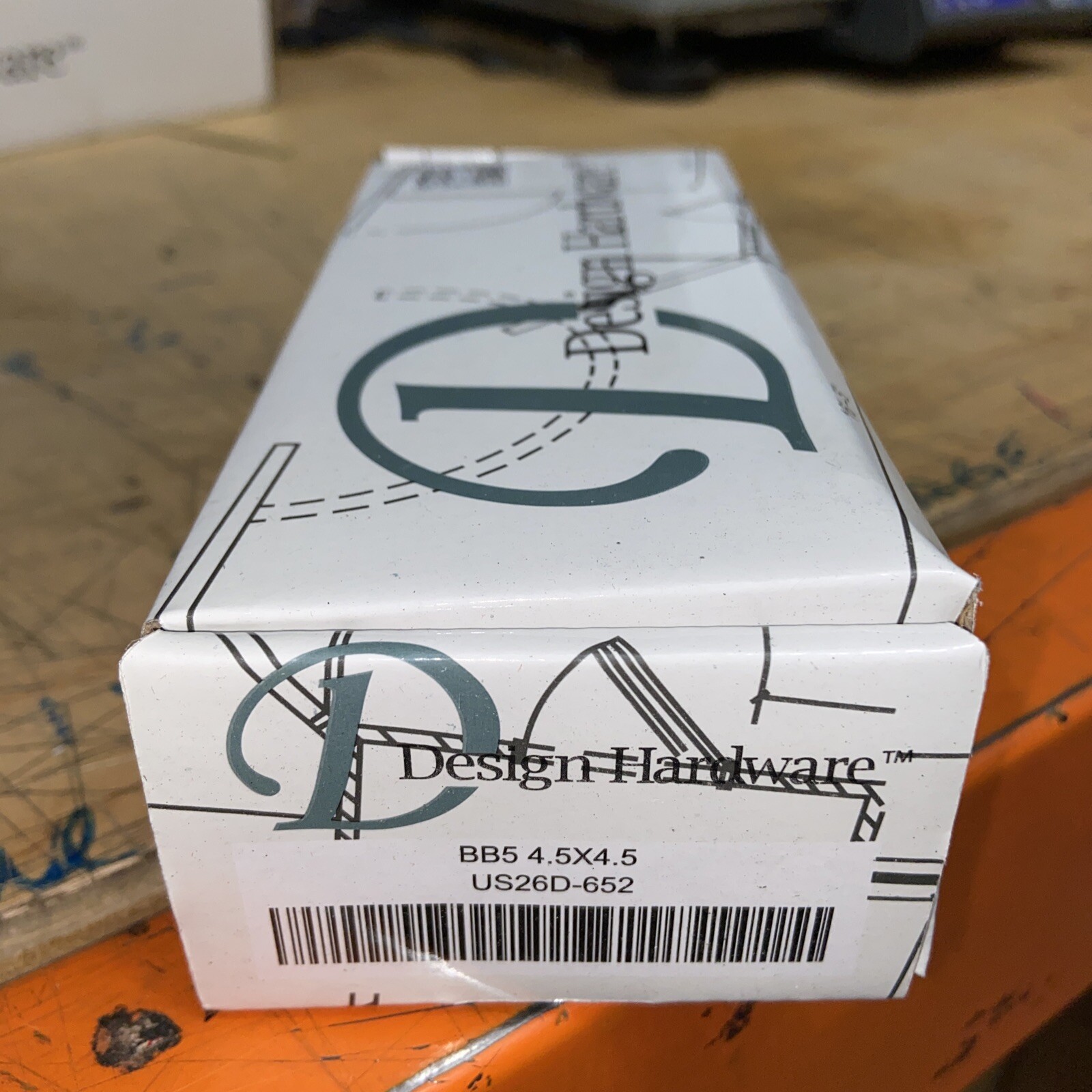 3) Design Hardware Ball Bearing Hinges BB5 4.5 x 4.5 US26D652