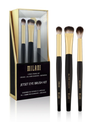 Milani Jetset Eye Brush Kit ~ New In Sealed Box