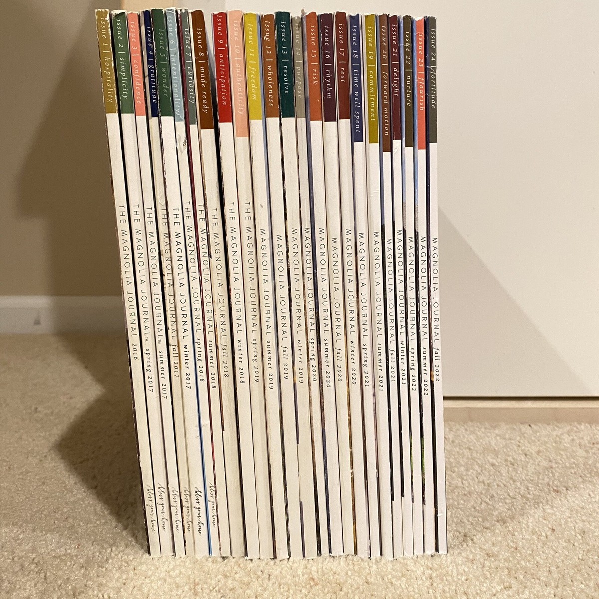 Magnolia Journal EVERY ISSUE (#1-#24) Complete Set Lot | eBay