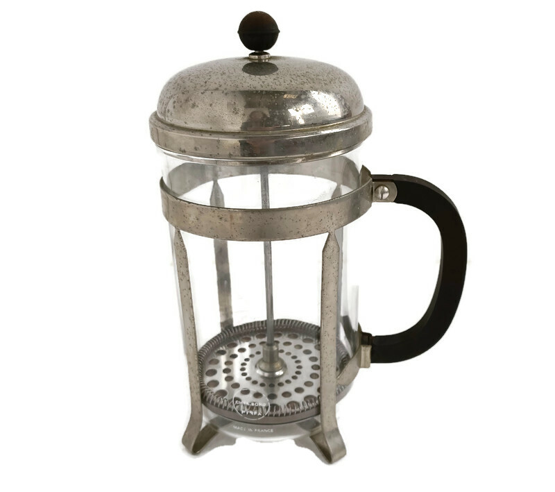 Mmeeme/エムエメ/Frenchborderknitminionepiece EXC PYREX Chambord French Press Coffee Maker Plunger Melior France