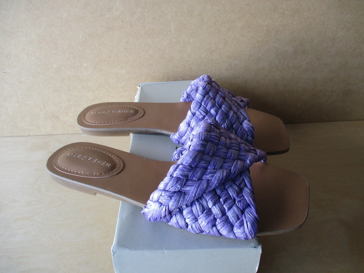 Marc Fisher Women s Moral Light Purple Slide Sandal Size 7.5 New