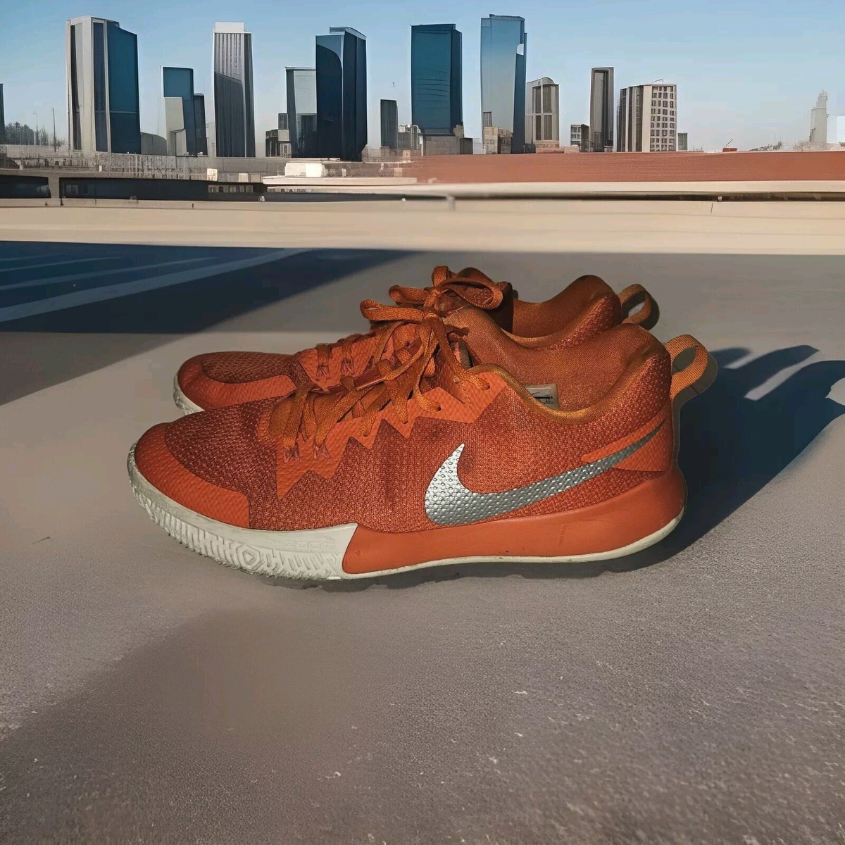 Nike Zoom Live TB Orange Blaze Basketball Shoes AJ7721-804 Men's Size 16