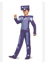 Minecraft Enchanted Diamond Armor Costume by Disguise, M 8-10, New