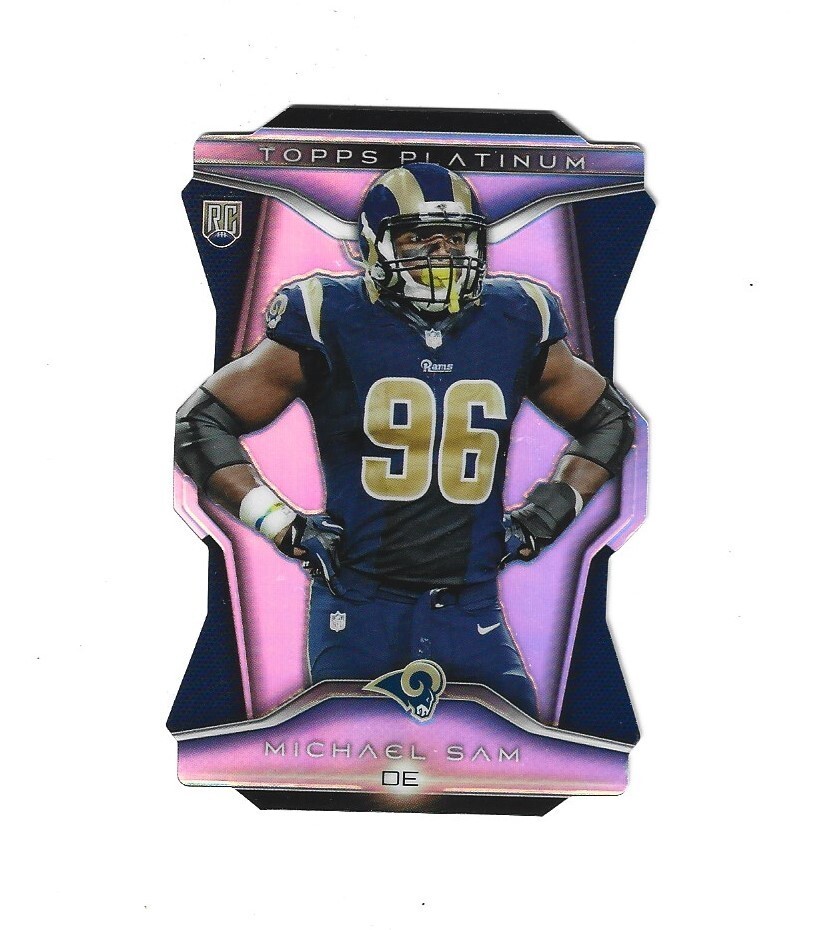 2014 Topps Platinum Rookie Die Cut #PDCMS Michael Sam RAMS
