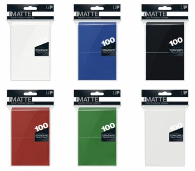 100 Ultra Pro Card Protector Sleeves : Pro-Matte - Farbe auswählen - 66 x 91mm