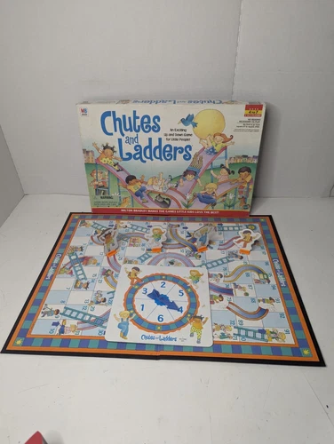 Vintage 1998 Chutes and Ladders Childrens Board Game Milton Bradley