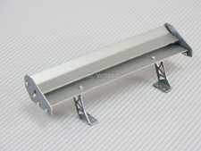 1/10 RC Car METAL WING SPOILER 1/10 DRIFT Touring Cars SILVER 185mm DOUBLE