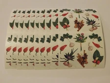 Mrs. Grossman's Stickers Lot of 10 Sheets ~Herbs and Spices~ 1999  Scrapbooking